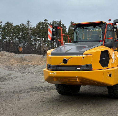 Nya Volvo A40 finns även med 100 % eldrift