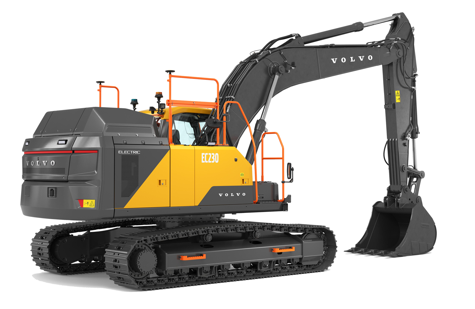 Volvo EC230 Electric - elektrisk grävmaskin på band (450 kW)