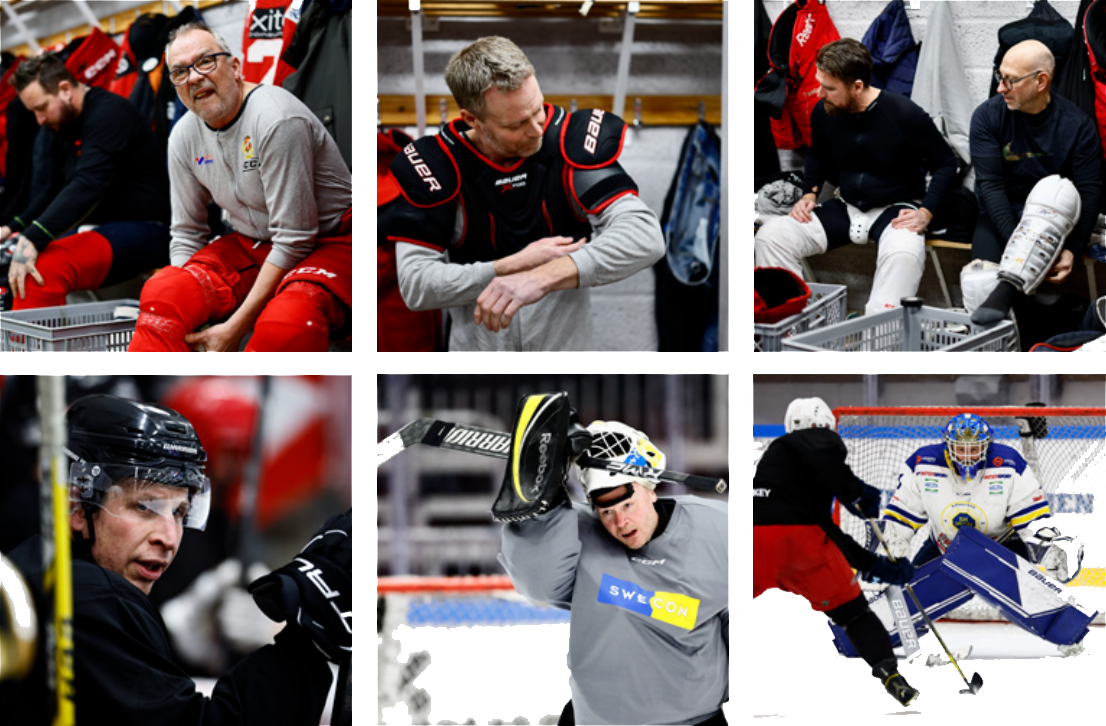 Swecon m&ouml;tte L&ouml;jte i en ishockeymatch i Almtuna