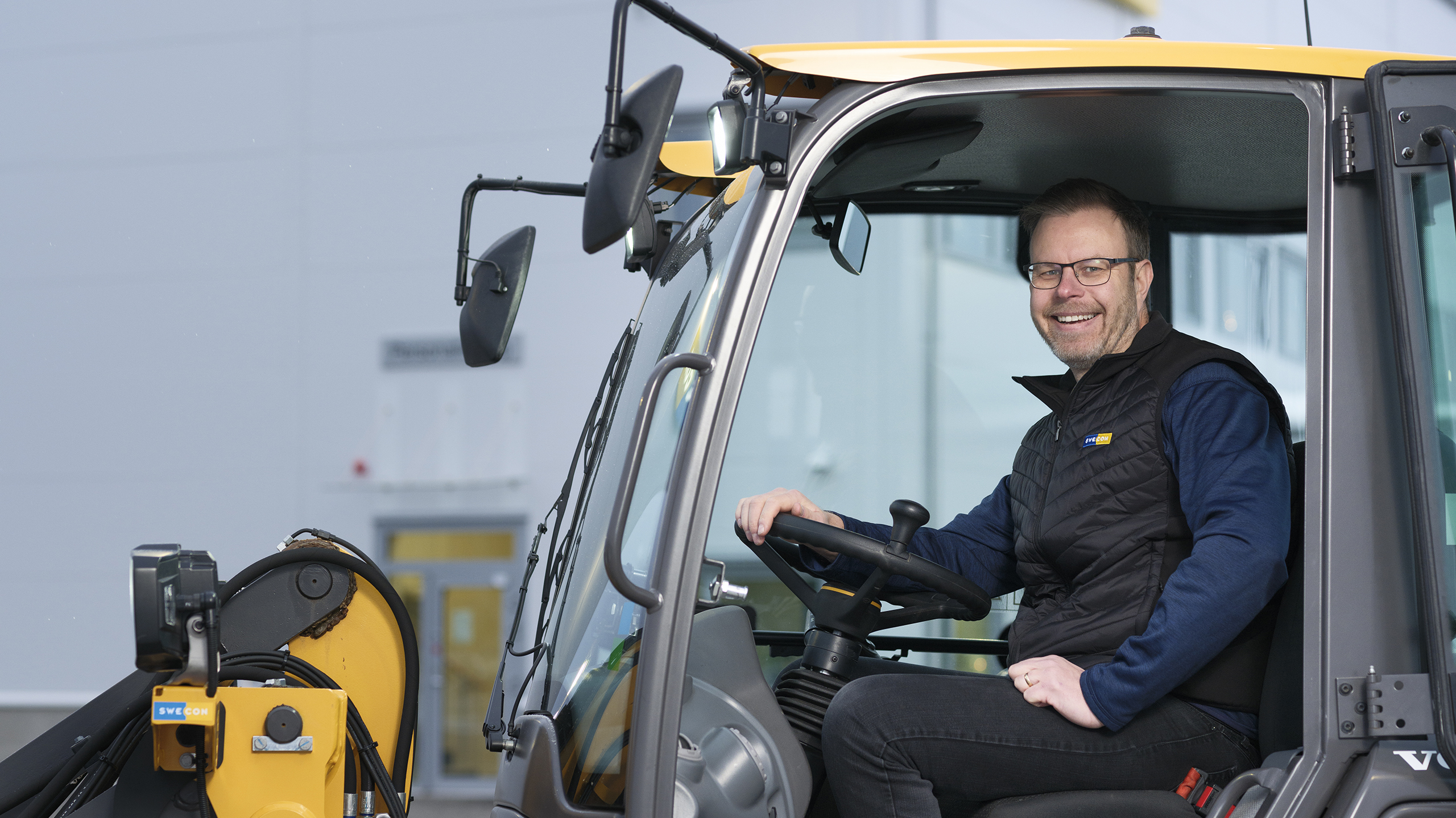 Per-Anders Wermelin är platschef på den nya anläggningen i Skellefteå