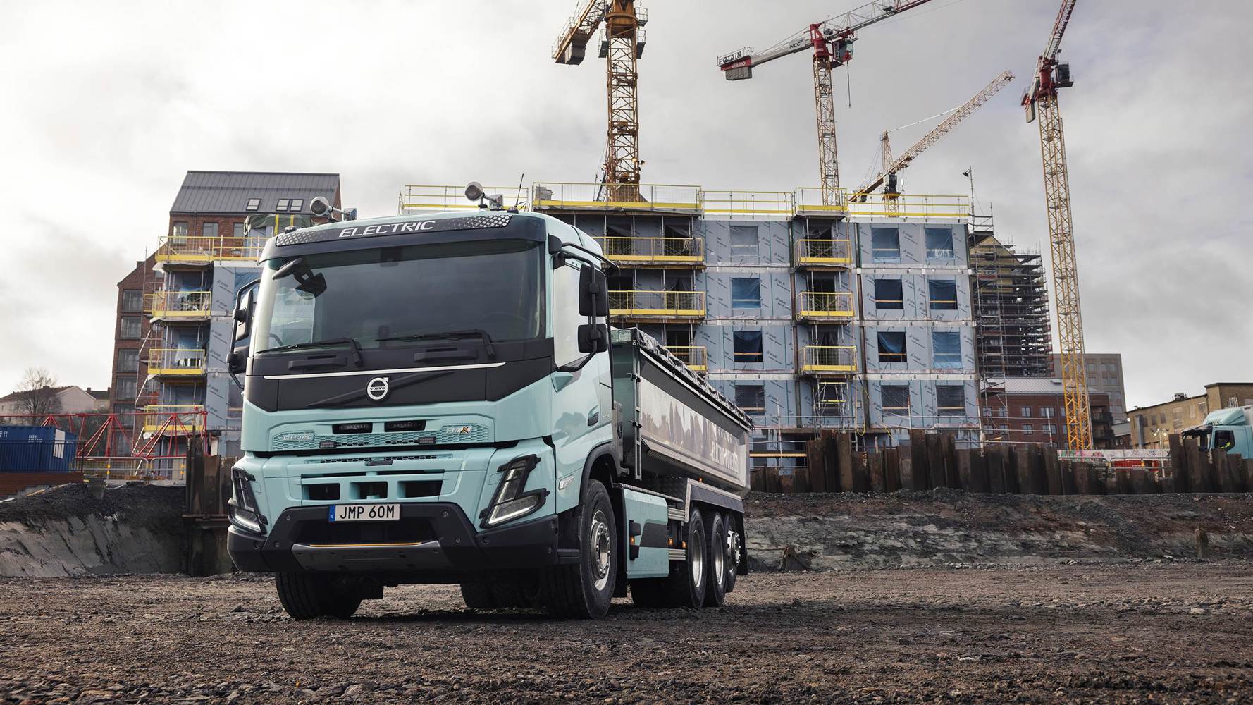 Volvo FMX Electric - elektrisk lastbil f&ouml;r anl&auml;ggningsbranschen