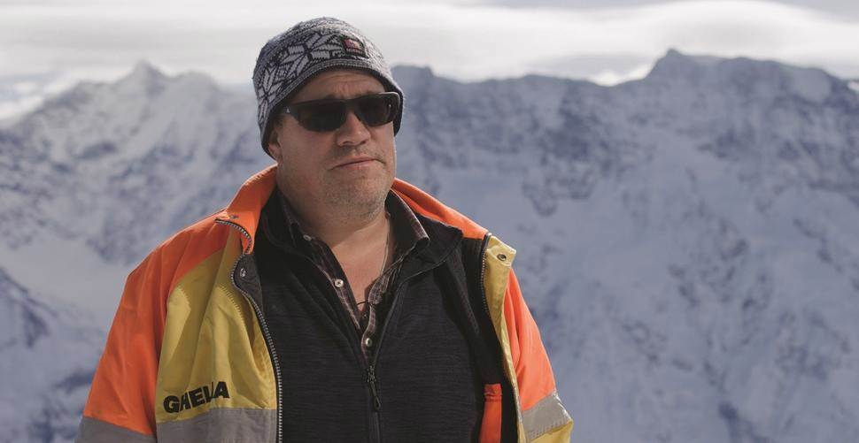 Melchior Burlon, platschef hos Ghelma AG Baubetriebe