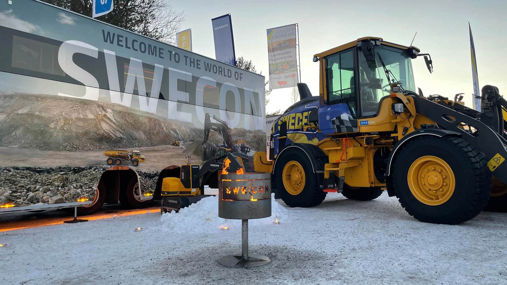 Swecon på Rally Sweden i Umeå