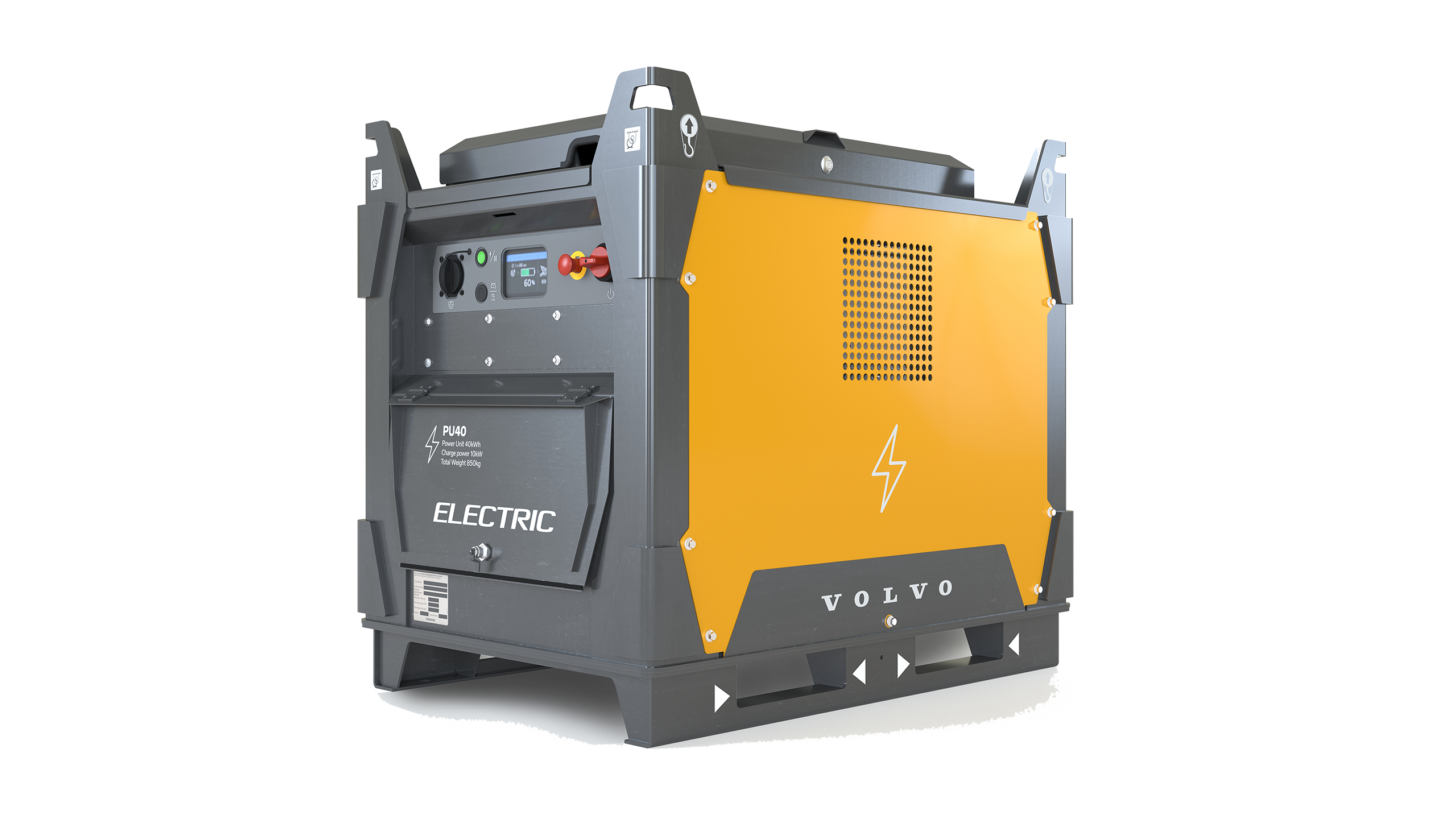 Volvo PU50 kraftaggregat - batterienergilager p&aring; GGN 2.0